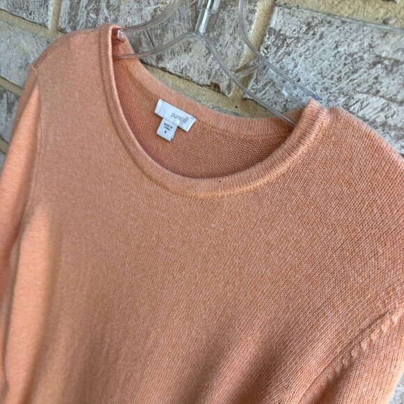 J. Jill Cotton/Cashmere Front Zipper Pocket Sweater Women's Size M - Picture 5 of 8